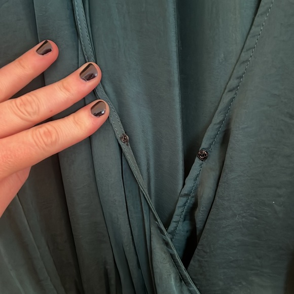 Emerald green maxi dress - Picture 3 of 5